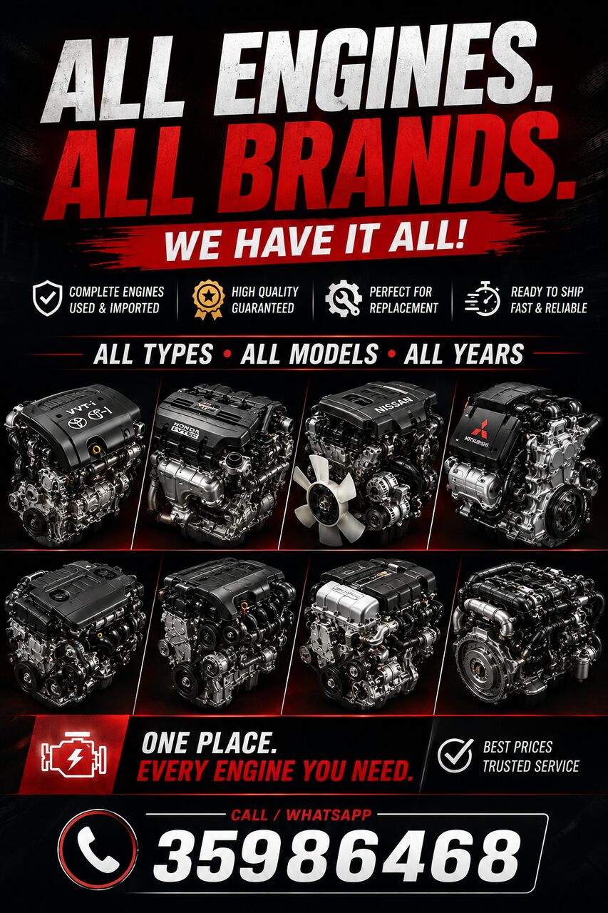 Manama, Auto Parts, BHD 111111,  All Engines Available