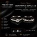GBP 1150,  Buy Stunning Pre-Owned Diamond Ring Set Best Value UK