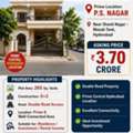 INR 37000000,  6 BR,  265 Sq. Yard,  265 Sqrds G+2 Double Road Independent House For Sale At PS Nagar-Near Masabtank-Hyderabad