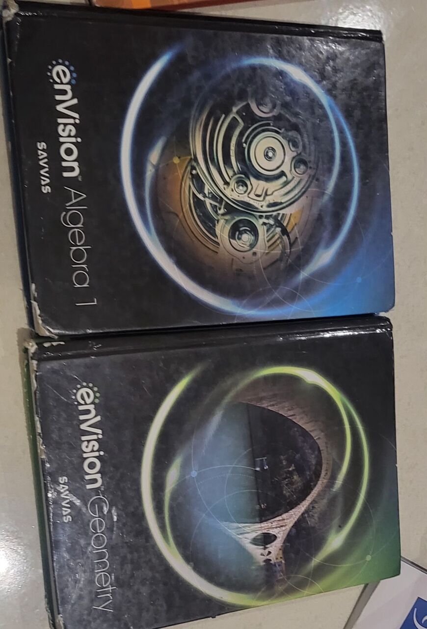 Riyadh, Books, SAR 100,  Envision Algebra Geometry Savvas  Vocab Grammar And Envison Science Books