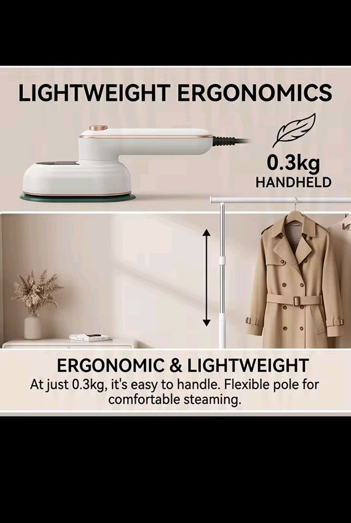 Dubai, Appliances, AED 144,  Portable Mini Garment Steamer & Electric Iron - OUMONOKA
