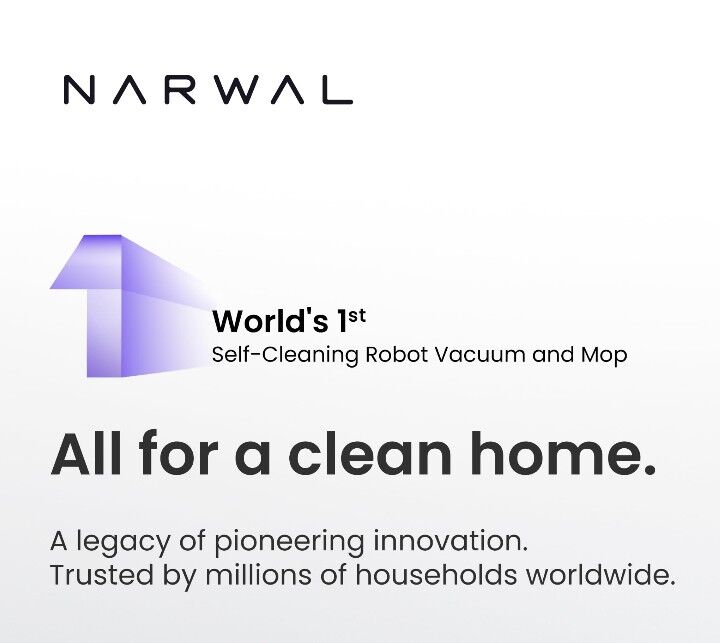 Riyadh, Appliances, SAR 3499,  5th Generation (2026) Narwal Robot Vacuum And Mop Combo From Agent