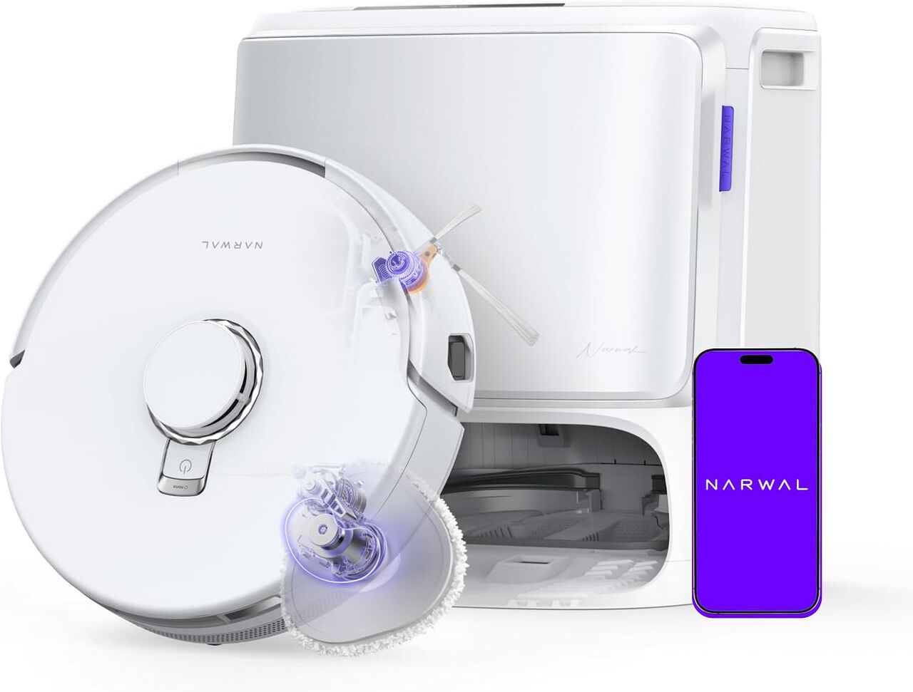 Riyadh, Appliances, SAR 3499,  5th Generation (2026) Narwal Robot Vacuum And Mop Combo From Agent