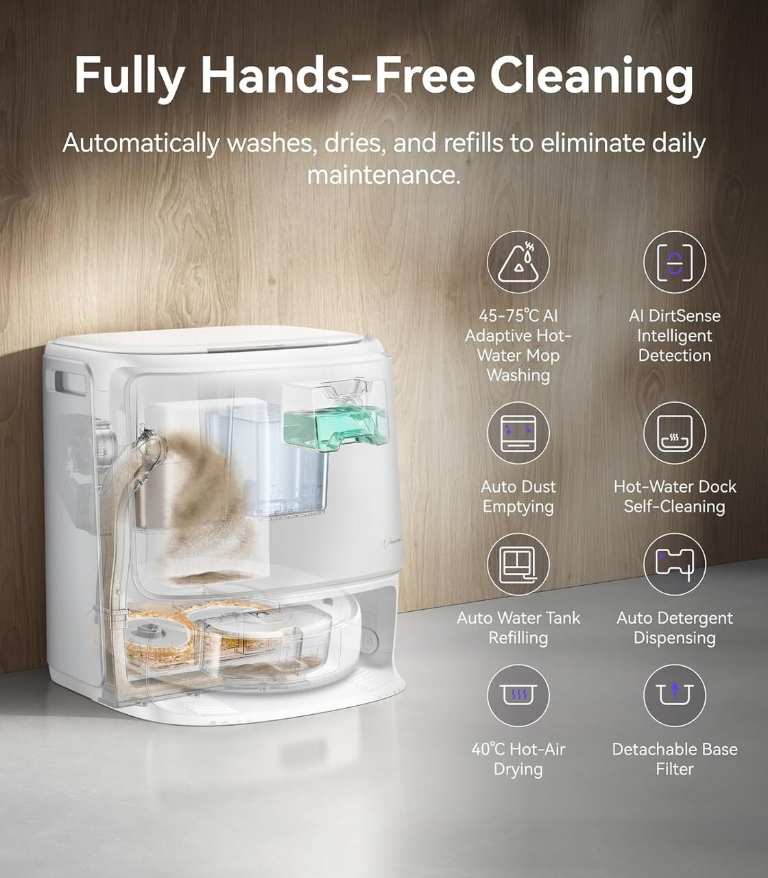 Riyadh, Appliances, SAR 3499,  5th Generation (2026) Narwal Robot Vacuum And Mop Combo From Agent