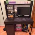 SAR 400,  IKEA Desk With Hutch, Shelves & Storage Cabinet. Good Condition