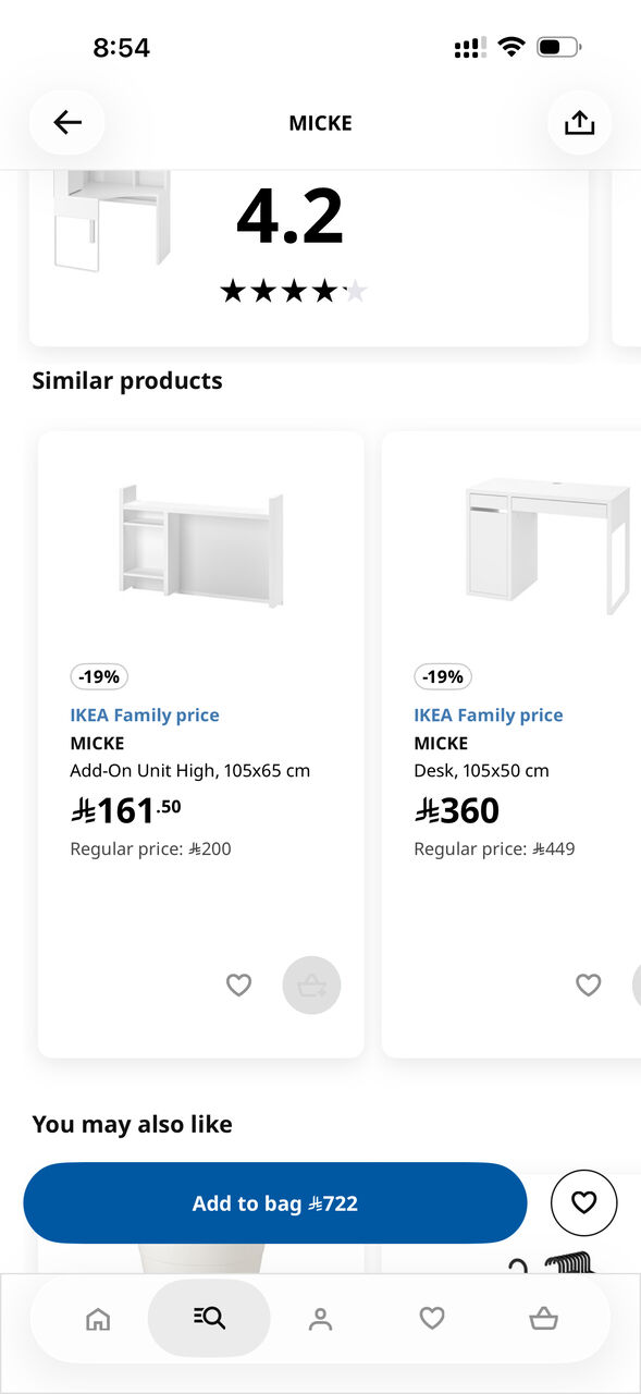 Riyadh, Furniture, SAR 400,  IKEA Desk With Hutch, Shelves & Storage Cabinet. Good Condition