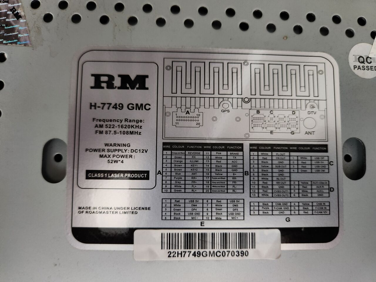 Olaya, Auto Parts, SAR 600,  شاشة رودماستر أصلية H-7749 GMC لسيارات تاهو / يوكو