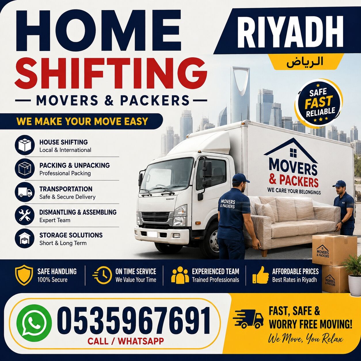 Al Malaz, Cargo, 🏠 Professional Home Shifting & Packing Services In Riyadh | 0535967691