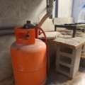 Small LG Refrigerator And LPG Gas Cylinder