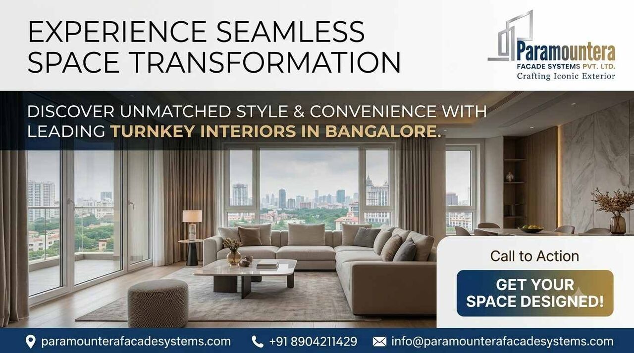 Bangalore, Construction, Turnkey Interiors In Bangalore