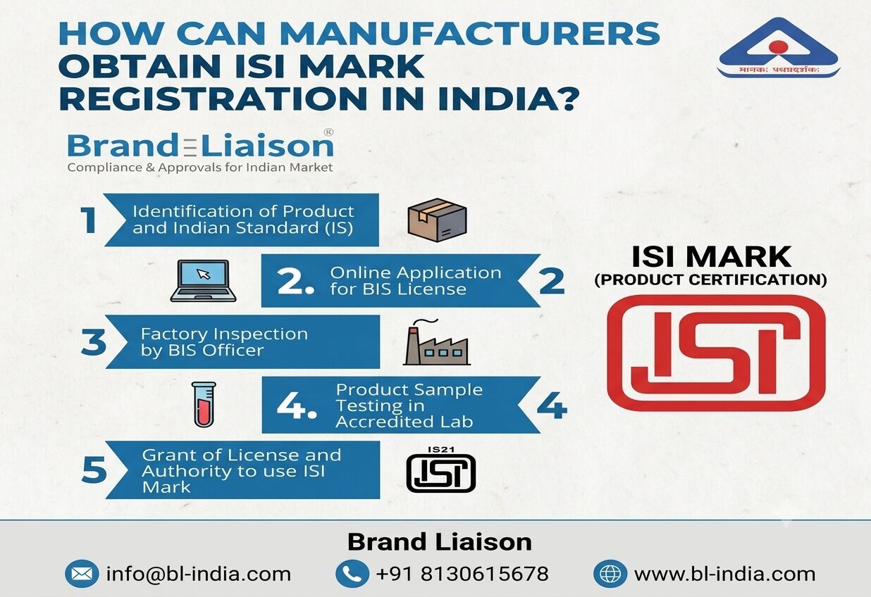 New Delhi, Legal, How Can Manufacturers Obtain ISI Mark Registration In India?