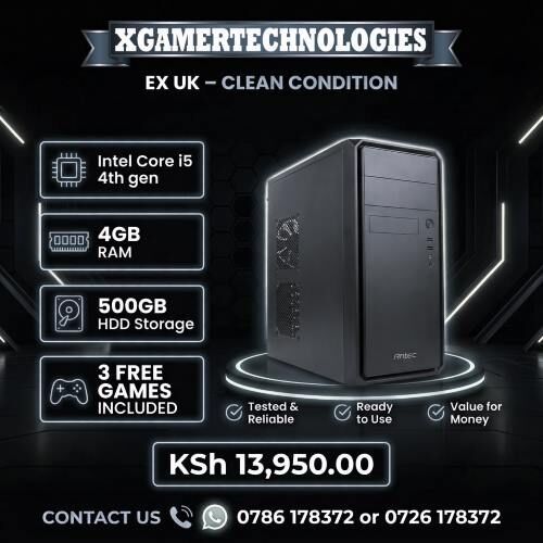 Nairobi, Computers, KES 13950,  Simple Core I5 4GB RAM Refurbished Desktop