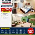 BHD 340/month,  Furnished,  2 BR,  220 Sq. Meter,  2 BHK Unlimited EWA Furnished Apartment BD-340 | Housekeeping | In JUFFAIR