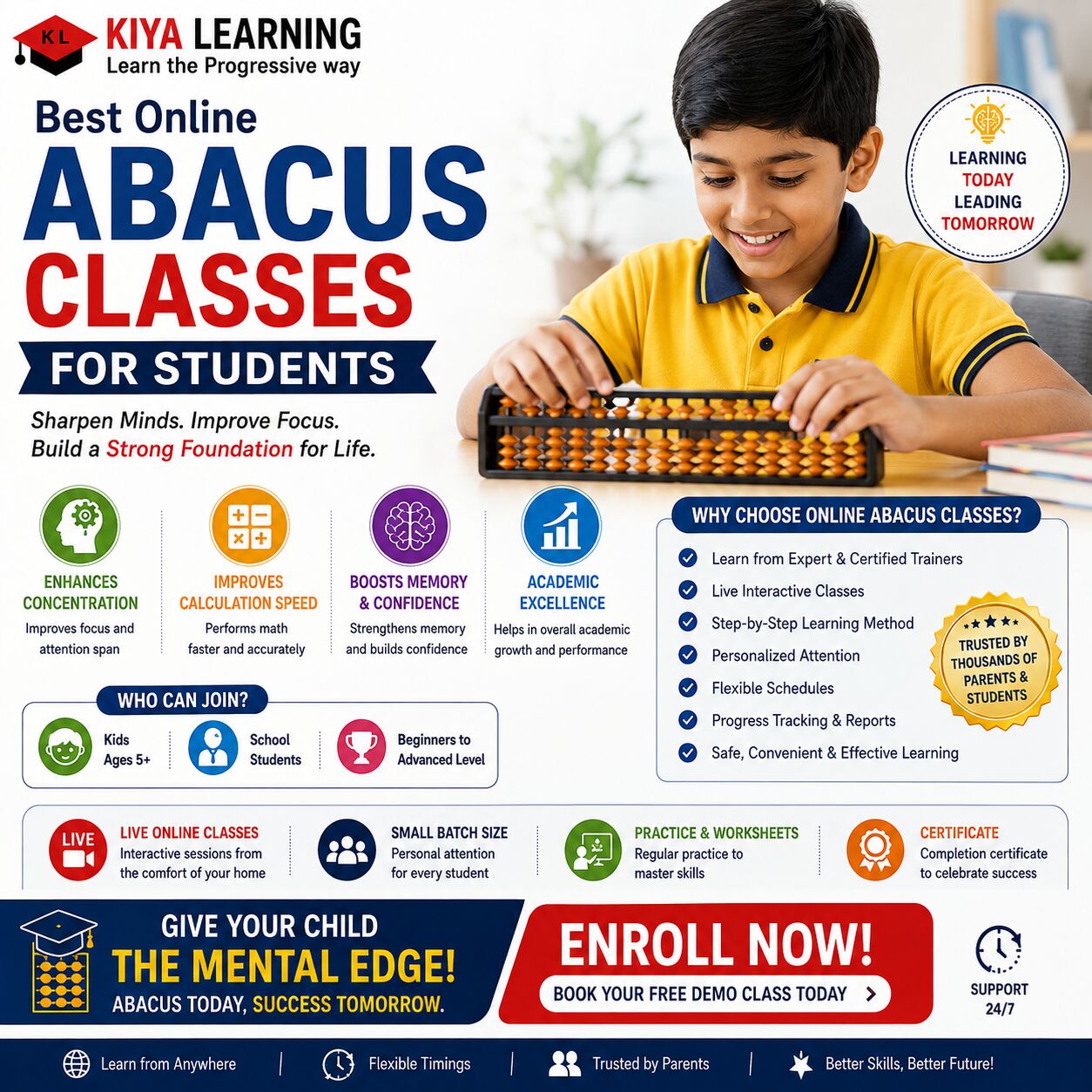 New York, Education, Best Online Abacus Classes For Students