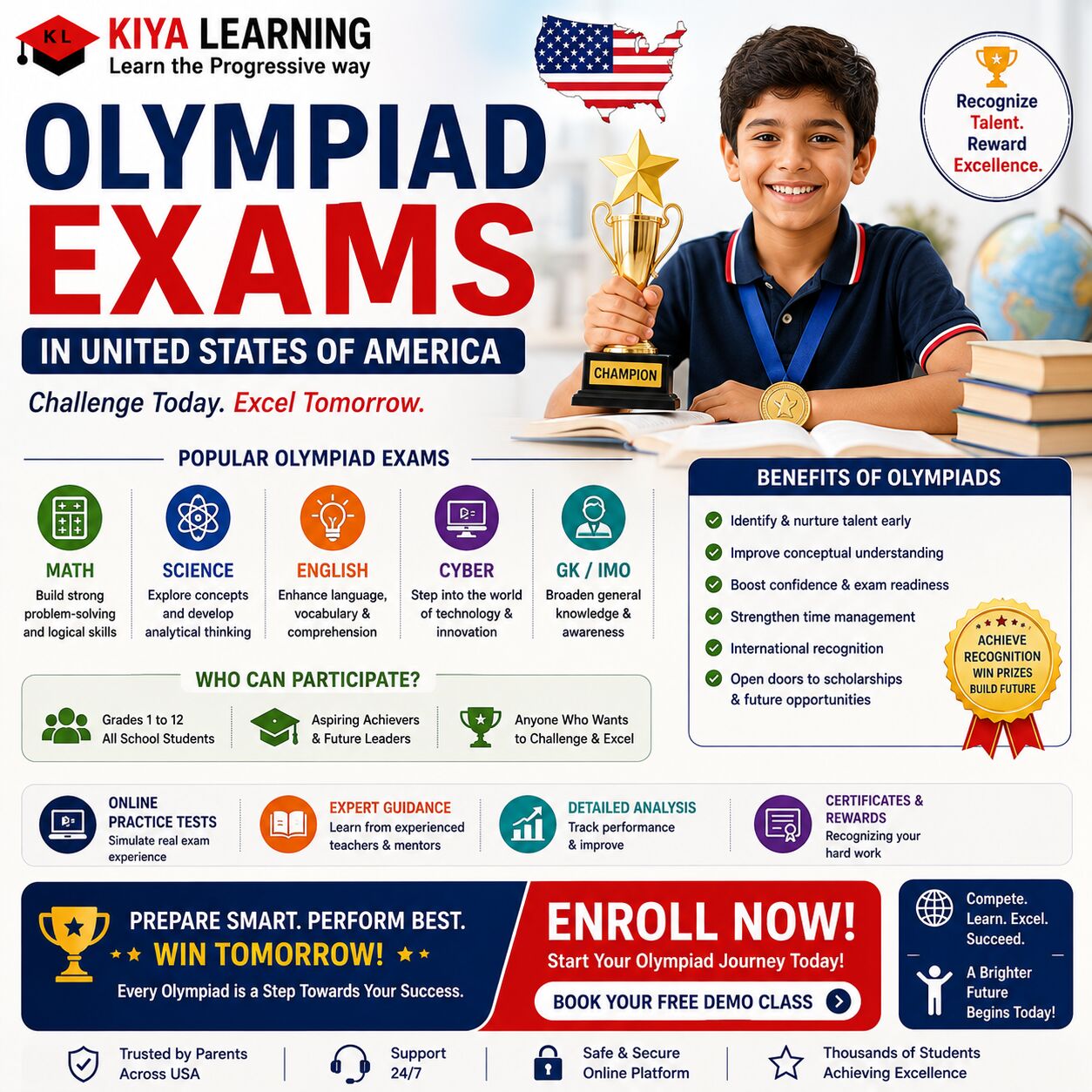 New York, Education, Olympiad Exams In United States Of America