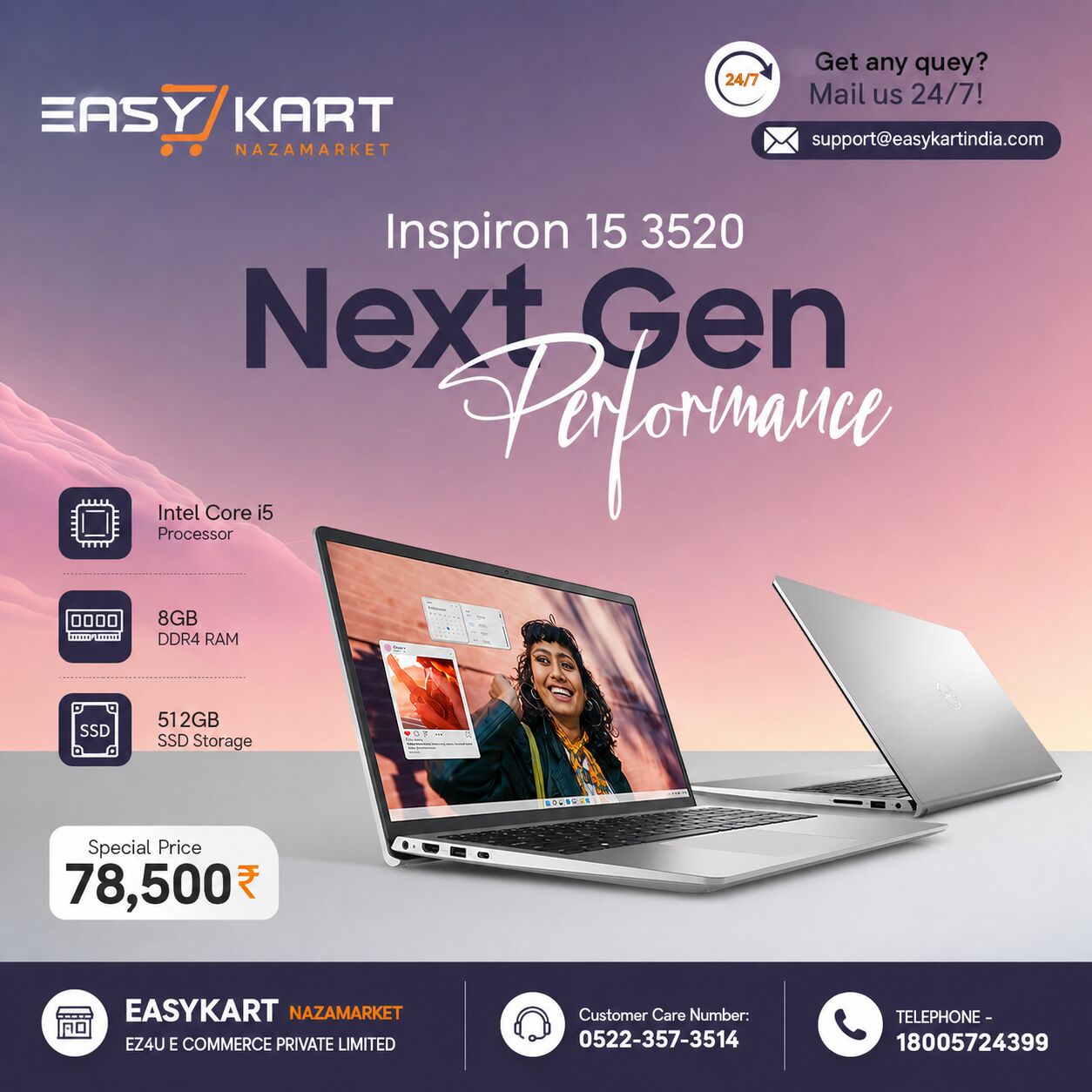 Lucknow, Computers, INR 50000,  Buy The Best Laptops Under ₹50,000 In Lucknow | Easy Kart India