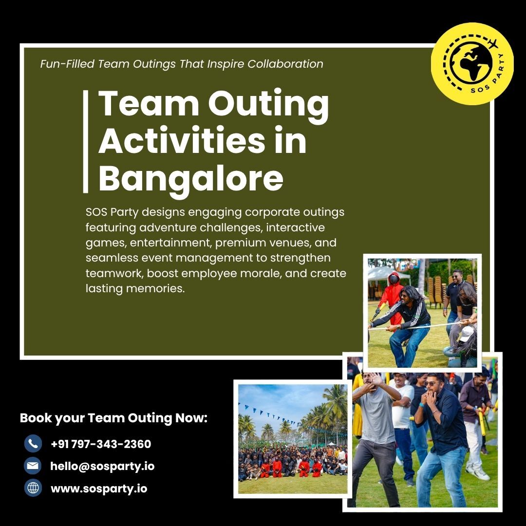 Bangalore, Event Planning, Team Outing Activities In Bangalore