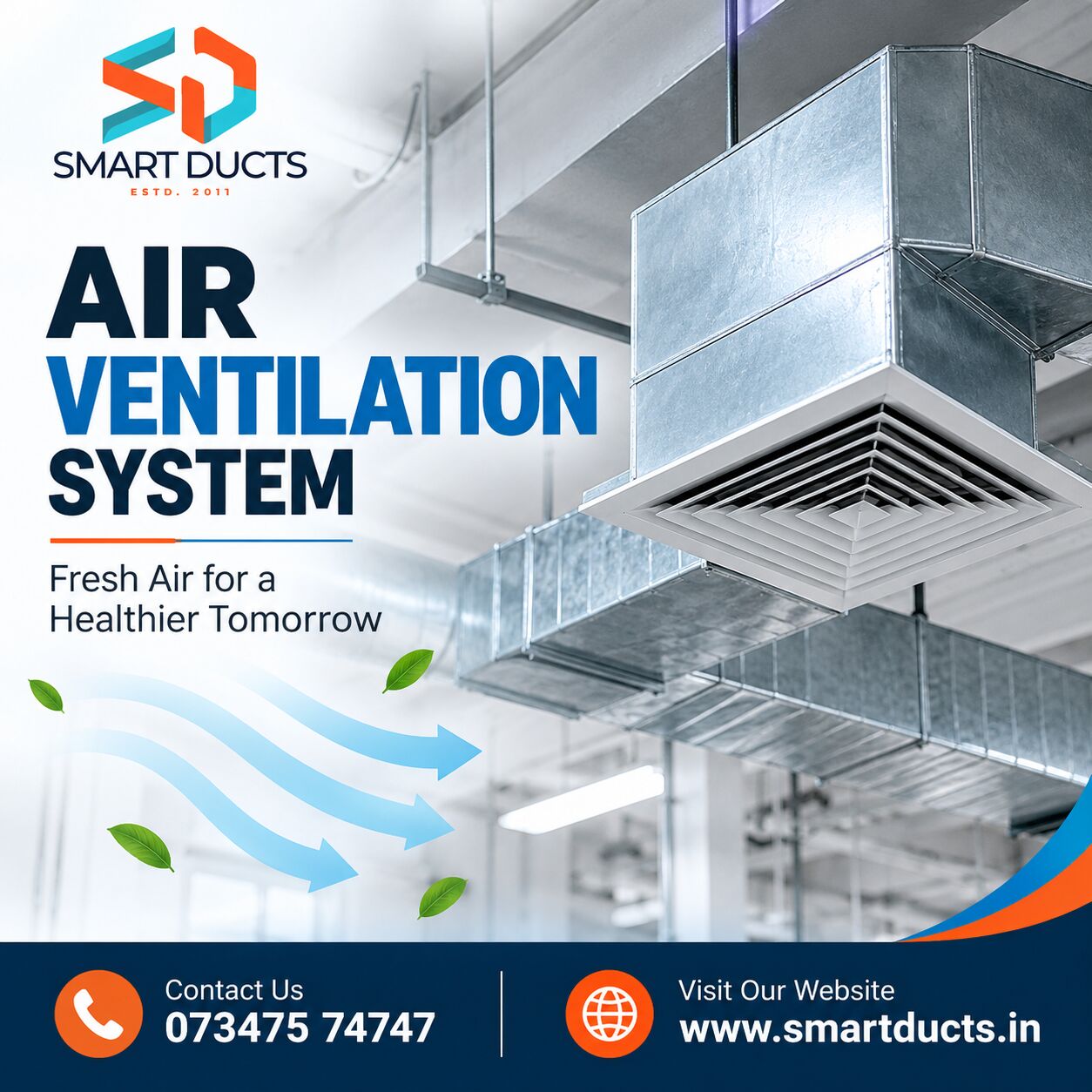 Mumbai, Manpower, Breathe Smarter With Smart Ducts Ventilation