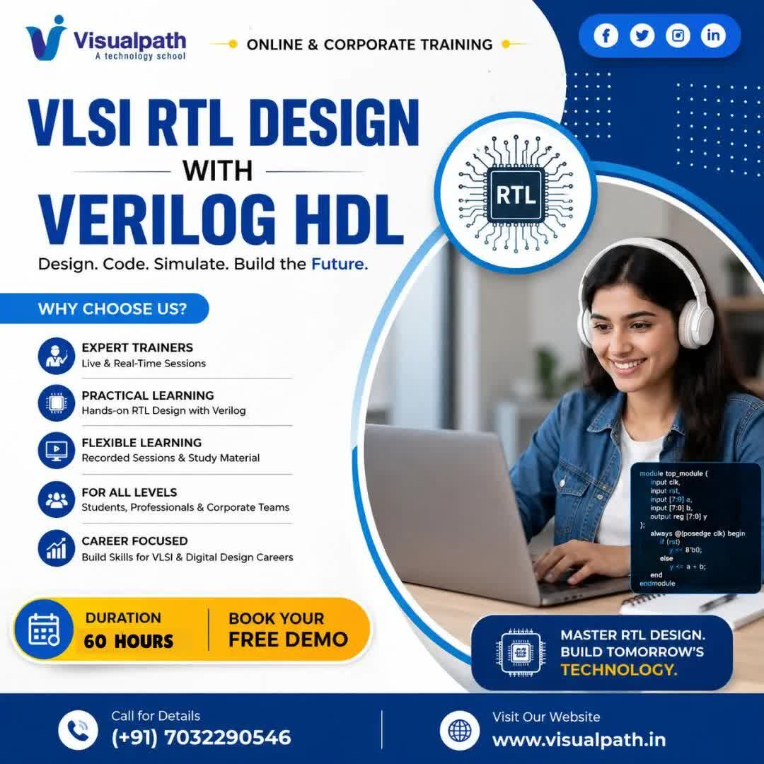 Hyderabad, Education, RTL Design Using Verilog | Verilog Training In Hyderabad