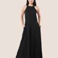 INR 729,  Black Slim-Fit Jumpsuit Birthday Dress