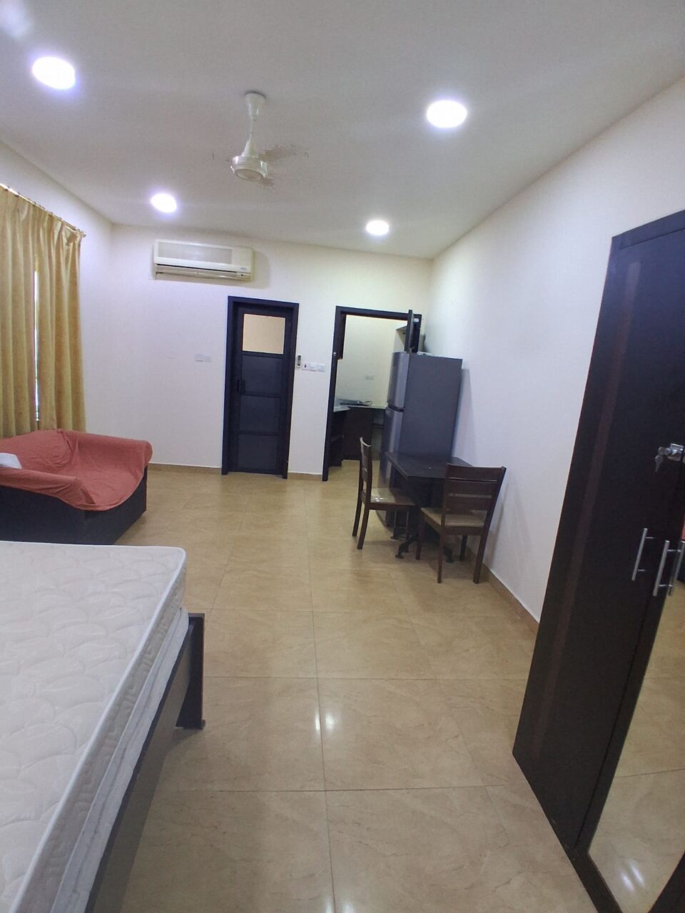 Tubli, Apartments, Flats, Houses & Villas, BHD 160/year,  1 BR,  EXCELLENT STUDIO FULLYFURNISHED FLAT NEAR WE ONE SUPERMARKET OR SABRAAYOOB