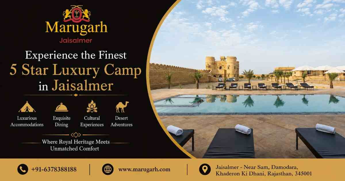 Jaipur, Restaurants, Experience The Finest 5 Star Luxury Camp In Jaisalmer At Maru Garh