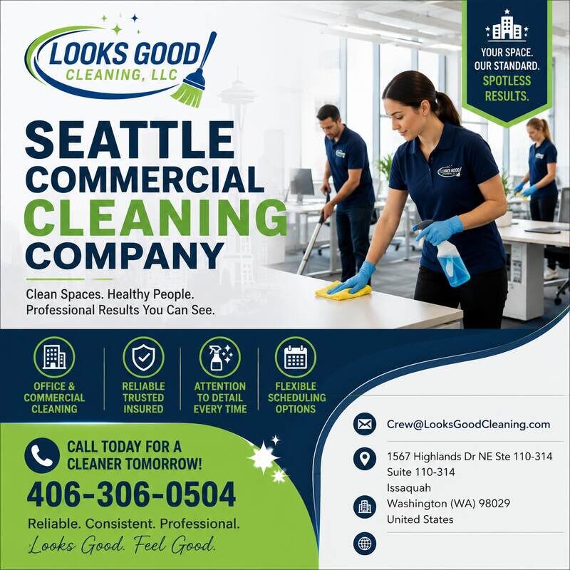 Seattle, Cleaning, Reliable Seattle Commercial Cleaning Services For Professional Workspaces