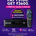 INR 3600,  Tata Play New DTH Connection Offers In Ulundurpet | 9043743890