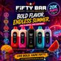 USD 17,  Fifty Bar Vape | Shop Authentic 20K Puffs Disposable Vapes &ndash; Fifty Bars