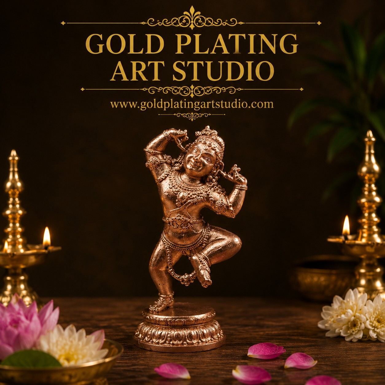 Chennai, Businesses For Sale, Narthana Krishnan Gold-Plated Idol