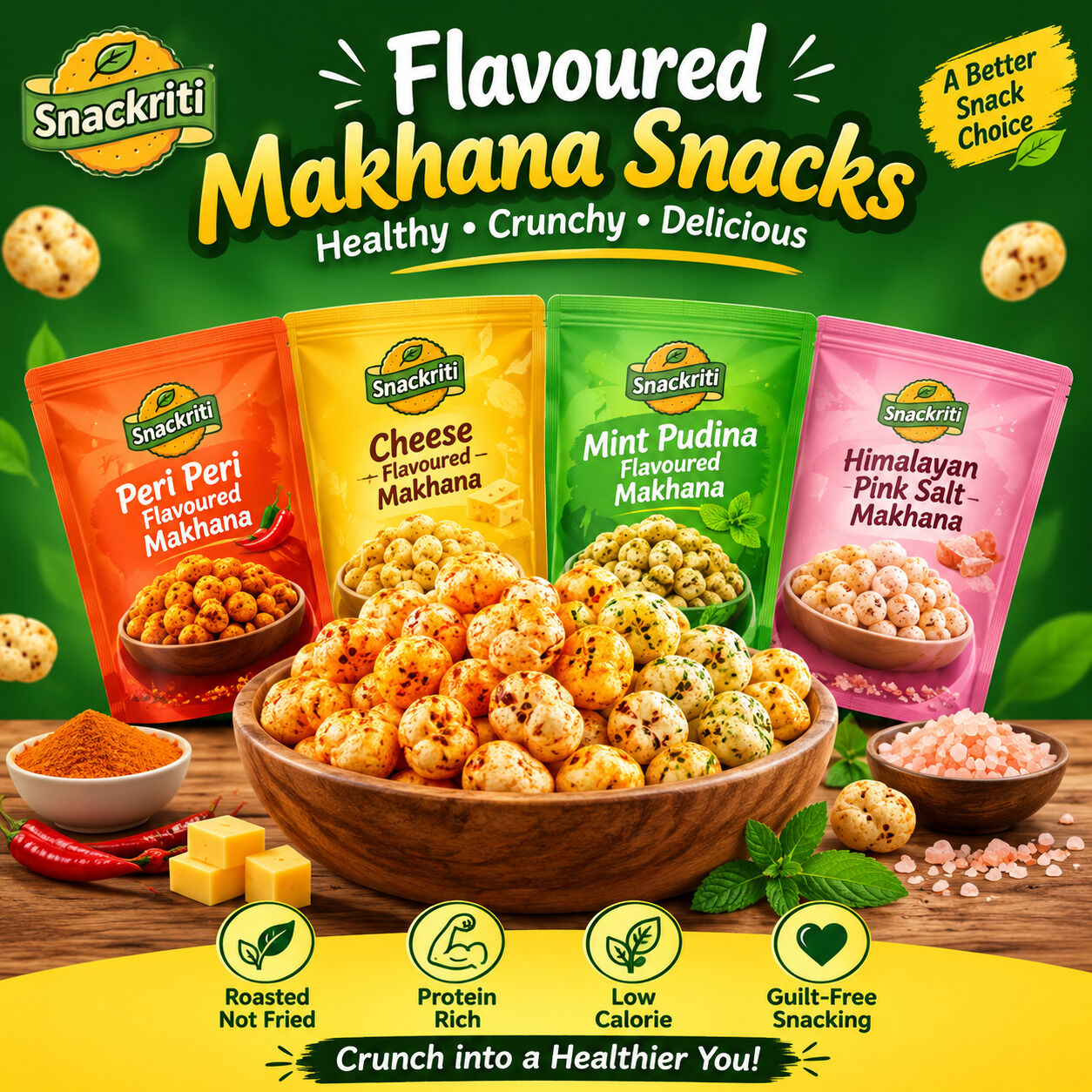 Mumbai, Food, Flavoured Makhana Snacks: Healthy & Crunchy Roasted Makhana For Every Craving