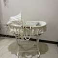 SAR 200,  Baby Bassinet With Rocking Stand & Wheels