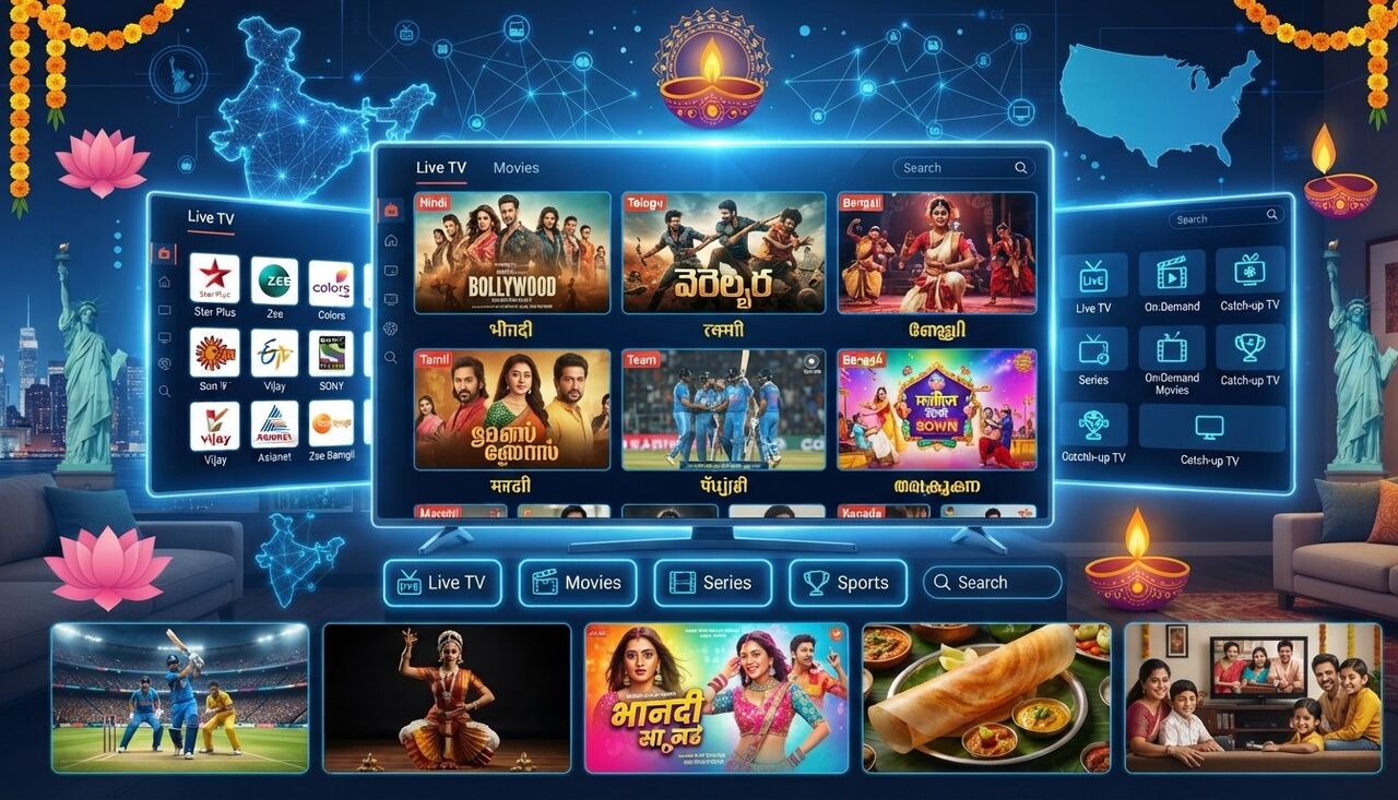 Sana, Television, Indian IPTV USA Discover Regional Indian Entertainment
