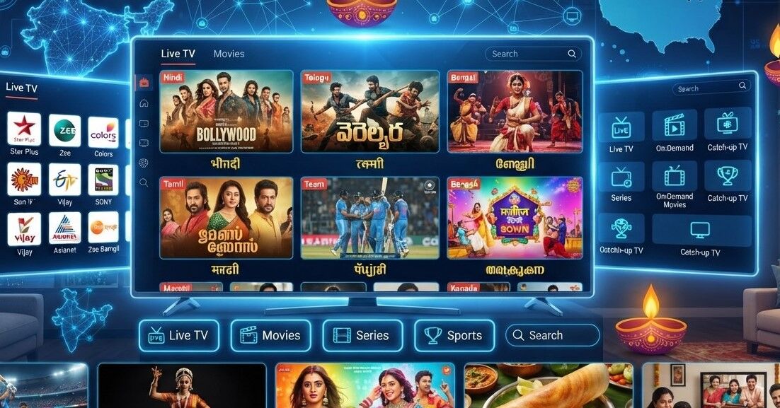 Sana, Television, Indian IPTV USA Discover Regional Indian Entertainment