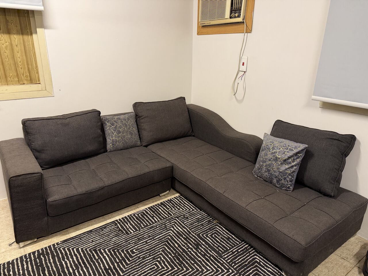 Khobar, Furniture, SAR 500,  L-shale Shape Sofa  220cmX180 Cm