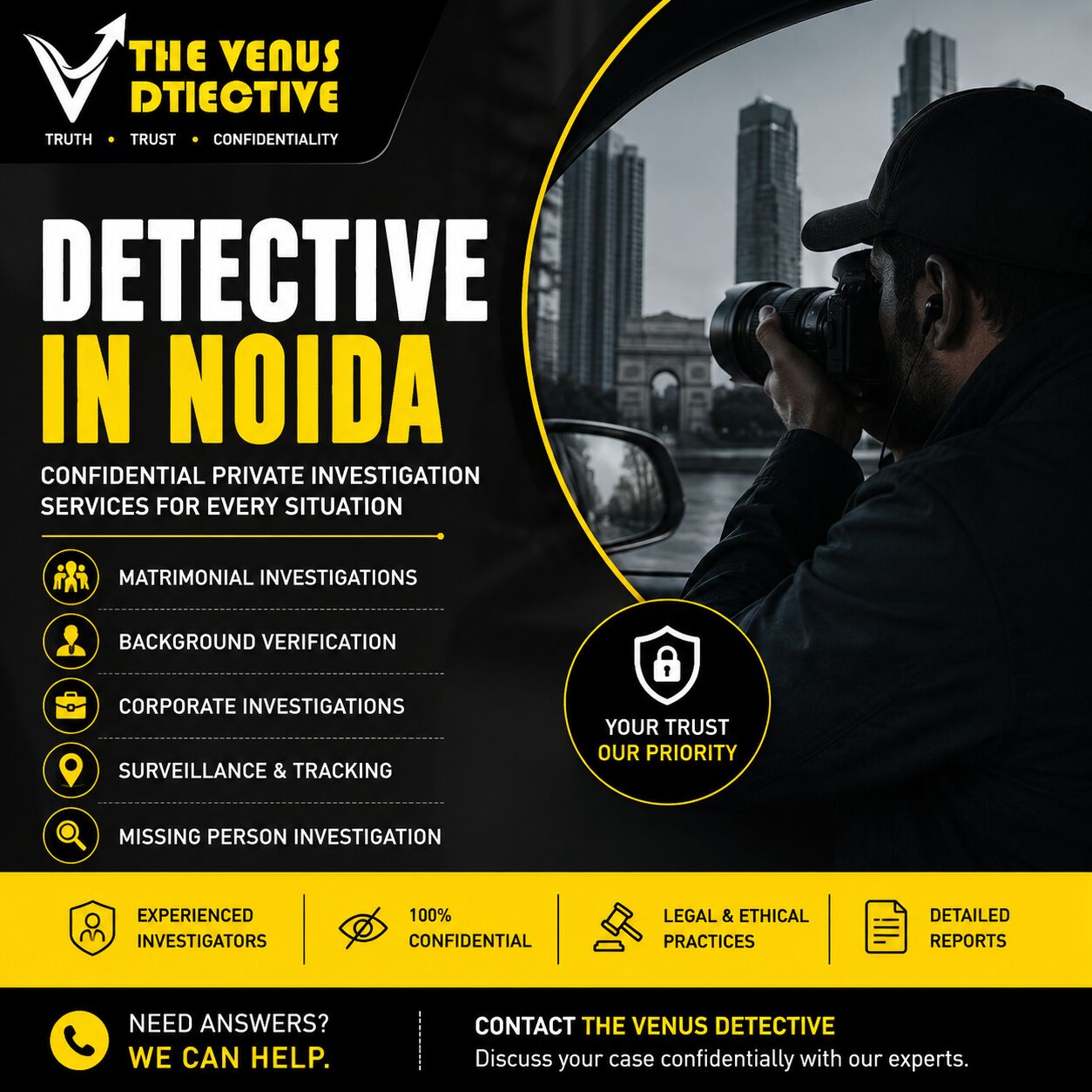Noida, Legal, Detective In Noida &ndash; Confidential Private Investigation Services
