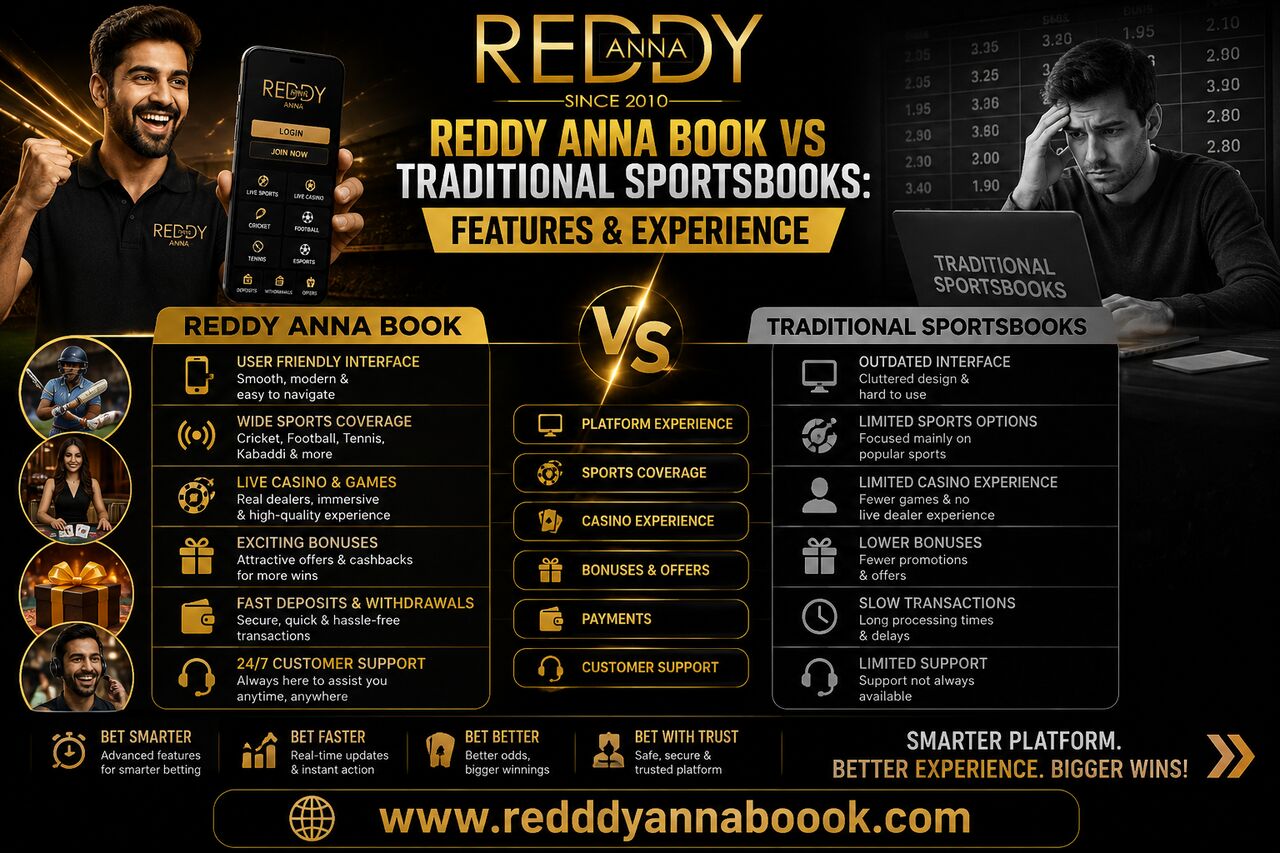 Pune, Business, Reddy Anna Book Vs Traditional Sportsbooks: Features And Experience
