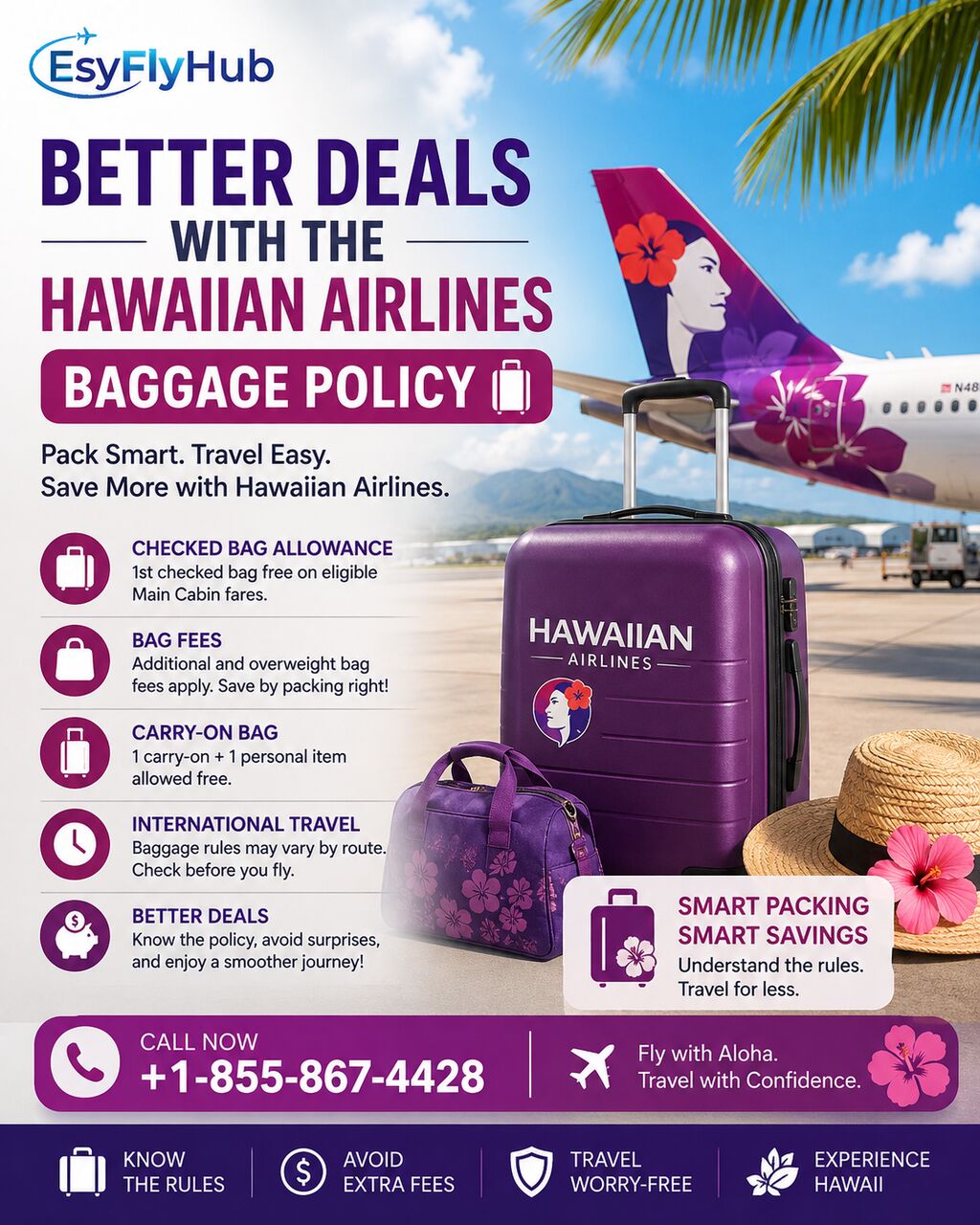 New York, Travel, Better Deals With The Hawaiian Airlines Baggage Policy