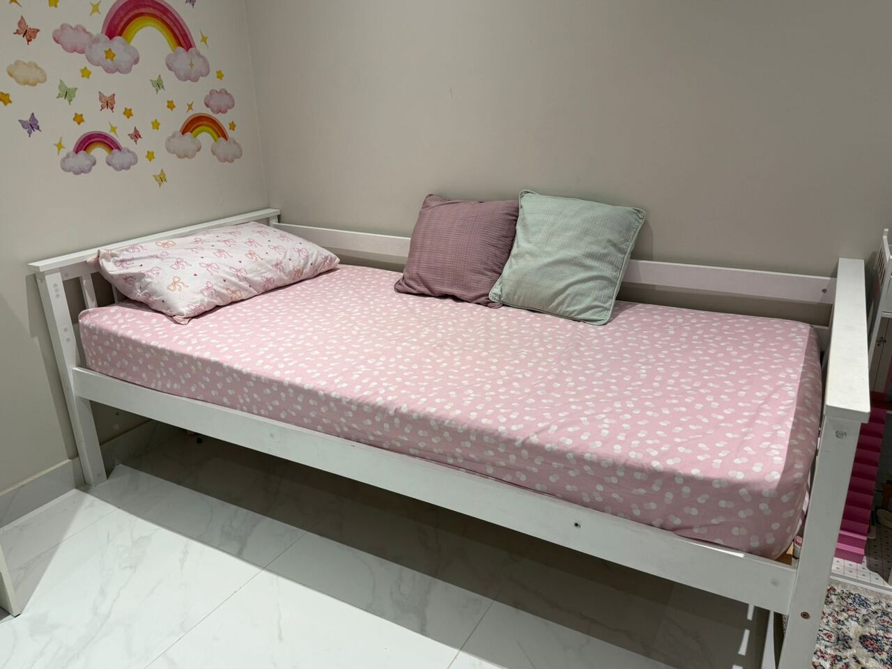 Khobar, Furniture, SAR 600,  2 Kids Bed For Sale With Mattress Which Can Also Be Converted Into A Bunk Bed When Needed.