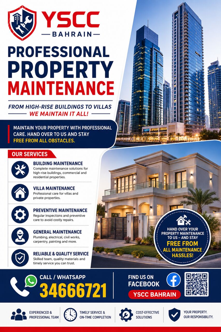 Manama, Real Estate, Building Maintenance Services