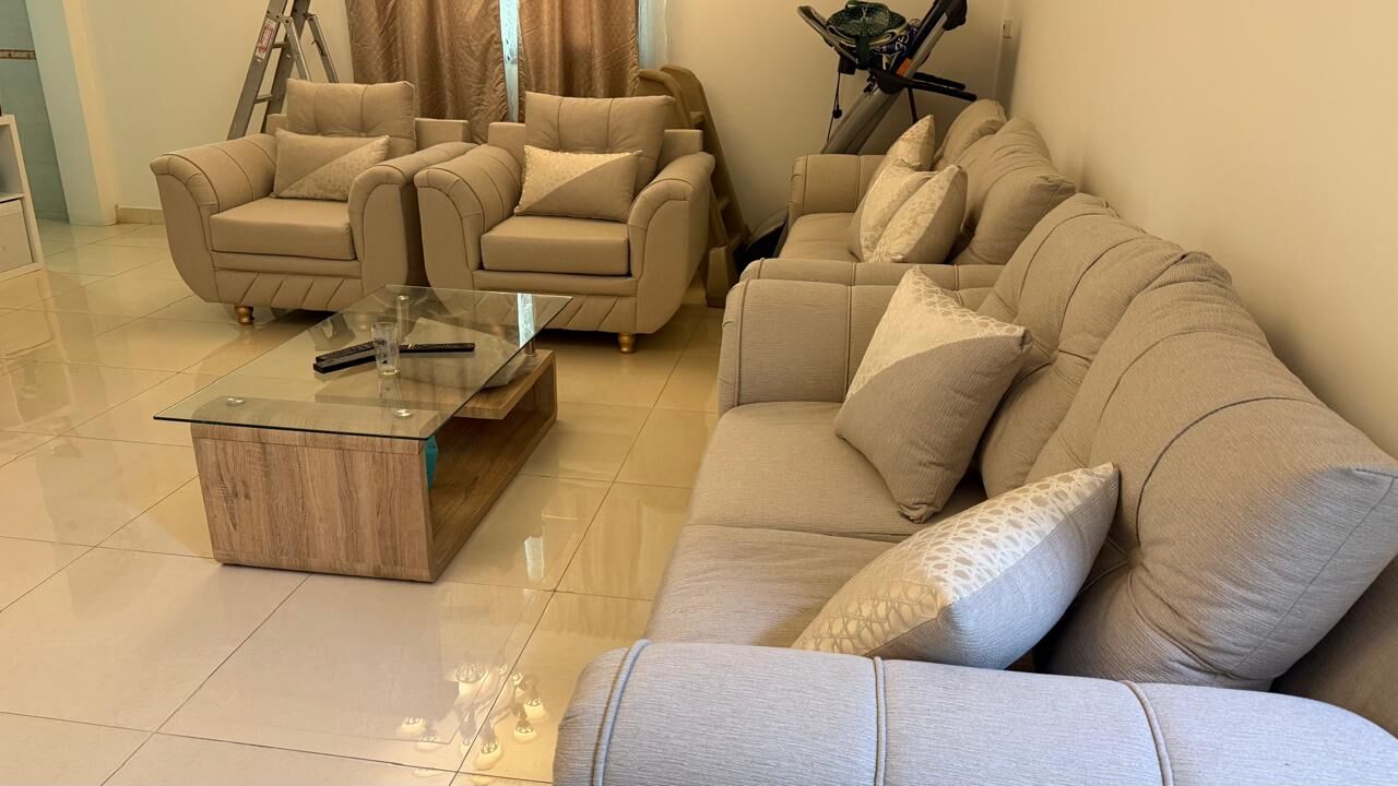 Dammam, Furniture, SAR 2200,  Sofa Set 3+2+1+1 Seater Good Condition