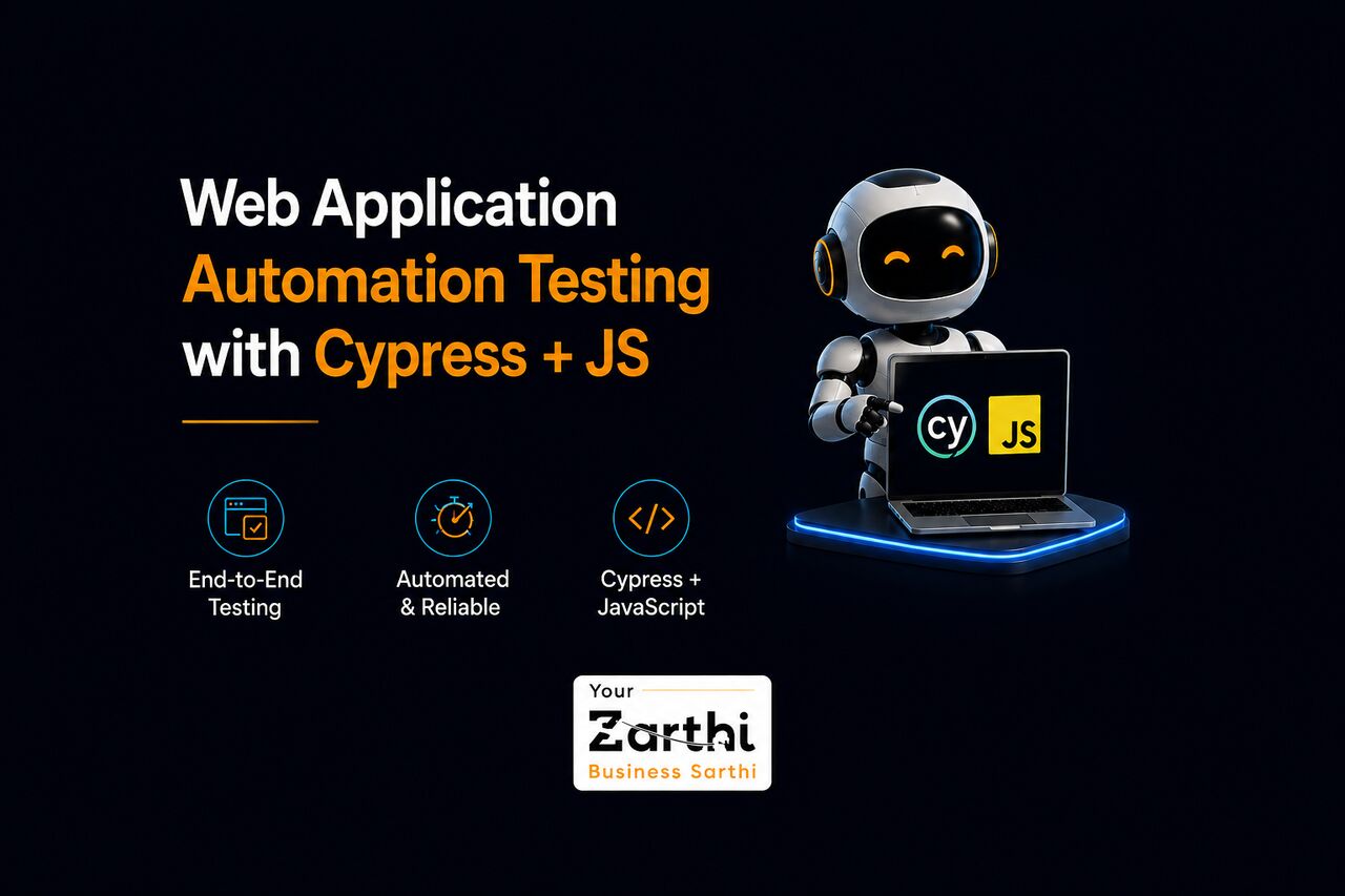 Noida, Marketing, Web Application Automation Testing With Cypress + JS | Technology | Zarthi