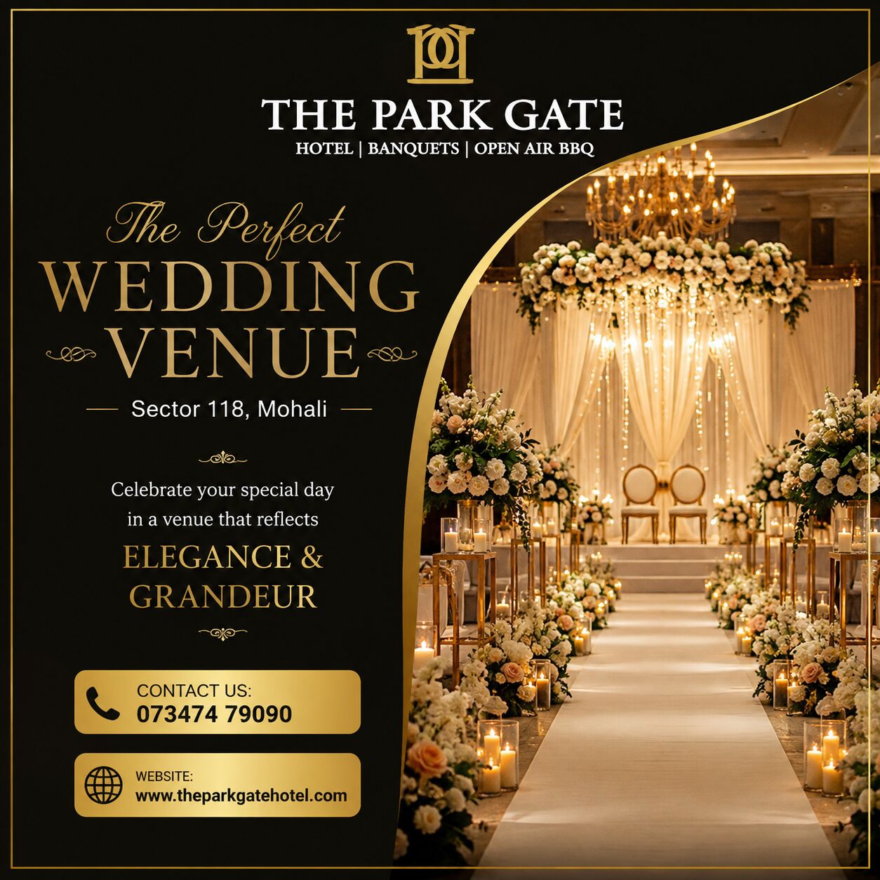 Chandigarh, Restaurants, Your Dream Wedding Starts Here &mdash; Hotel The Park Gate, Mohali