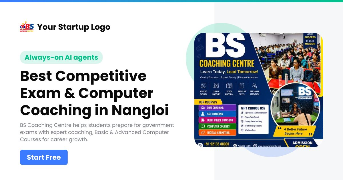 New Delhi, Education, Ssc Coaching In Nangloi With Smart Classes
