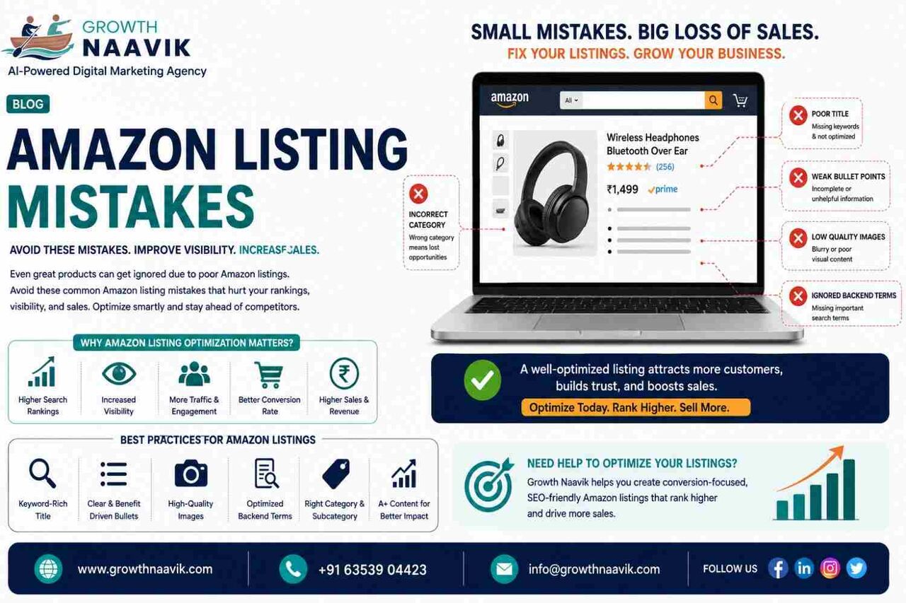 Mumbai, Business, Amazon Listing Optimization Guide: Avoid Common Mistakes