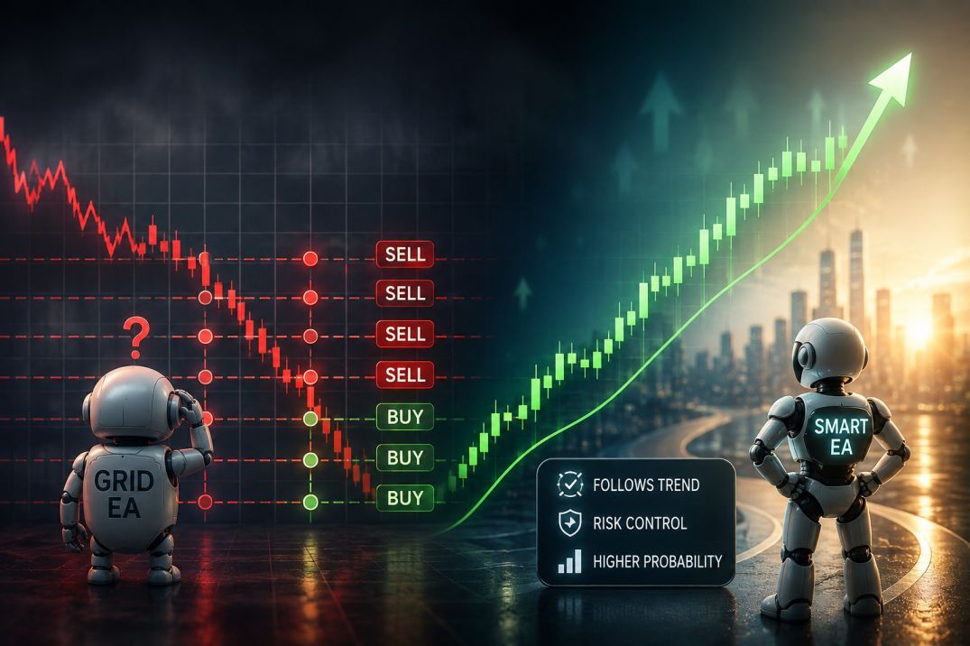 Sydney, Software, Why Traditional Grid EAs Struggle When The Market Starts Trending