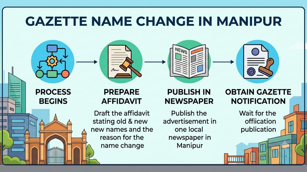New Delhi, Legal, Apply Online For Gazette Name Change In Manipur | Vakil India