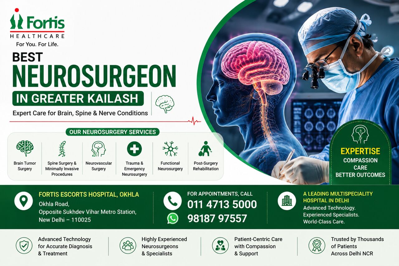 New Delhi, Health, Best Neurosurgeon In Greater Kailash | Fortis Healthcare