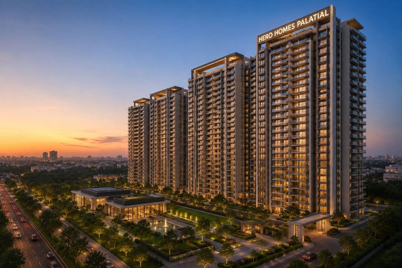 Gurgaon, Real Estate For Sale, INR 50000000,  3 BR,  2834 Sq. Feet,  Explore Ultra-Luxury Residences At Hero Homes Palatial