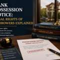 Bank Possession Notice : Legal Rights Of Borrowers Explained